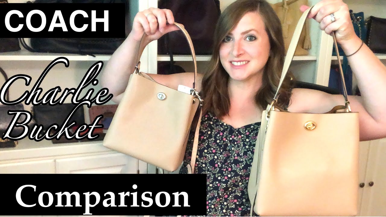 Comparison* Coach Charlie Bucket Original & 21 Size! Beechwood vs