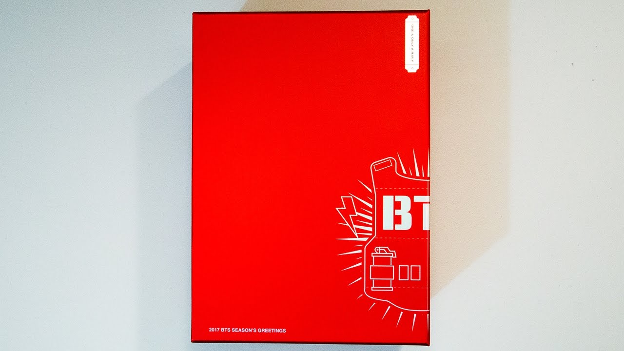 Unboxing | BTS - 2017 Season's Greetings - YouTube