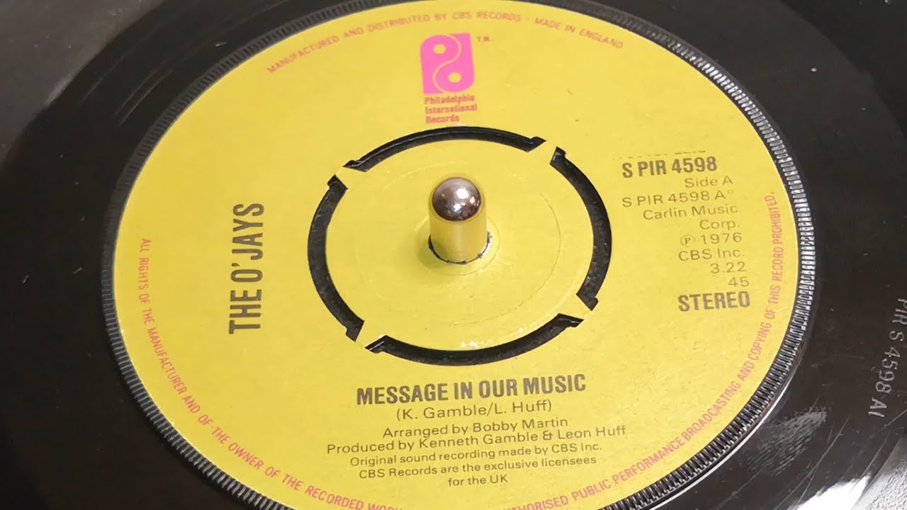 The O'Jays - Message In Our Music (1976 7