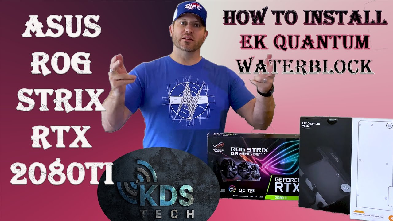 Asus Strix RTX 2080 Ti Waterblock install - YouTube