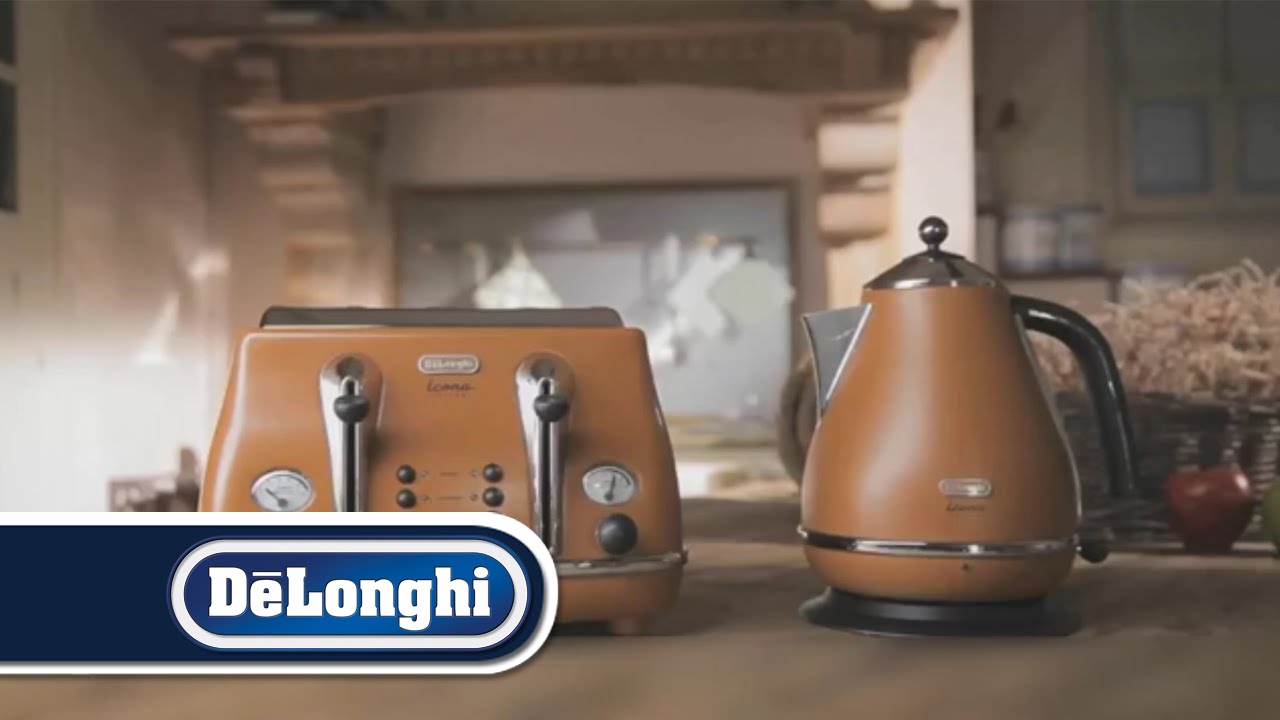 Icona Vintage Breakfast Collection (Tan Leather) by De'Longhi