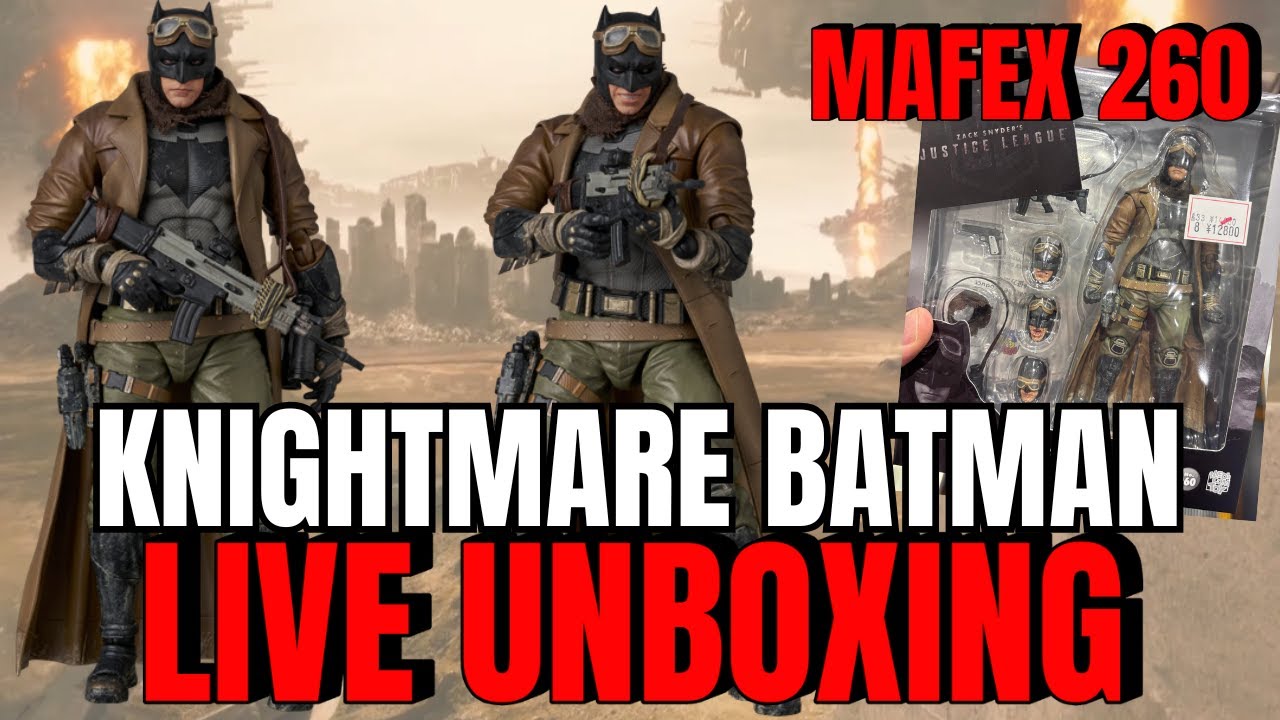 MAFEX 260 Knightmare Batman LIVE Unboxing & Review - YouTube