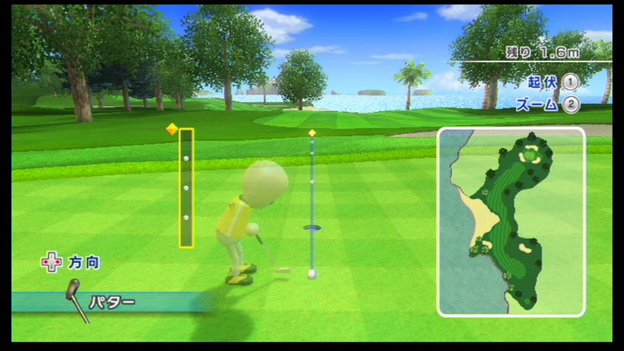 Wii Sports Resort part20 ゴルフ（リゾートコース） - YouTube
