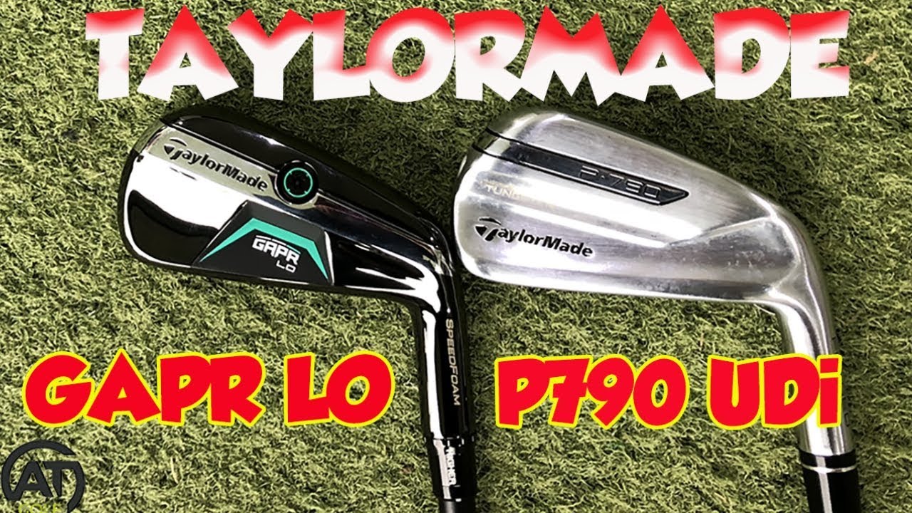 TAYLORMADE GAPR LO v P790 UDi: 2 IRON CHALLENGE - YouTube