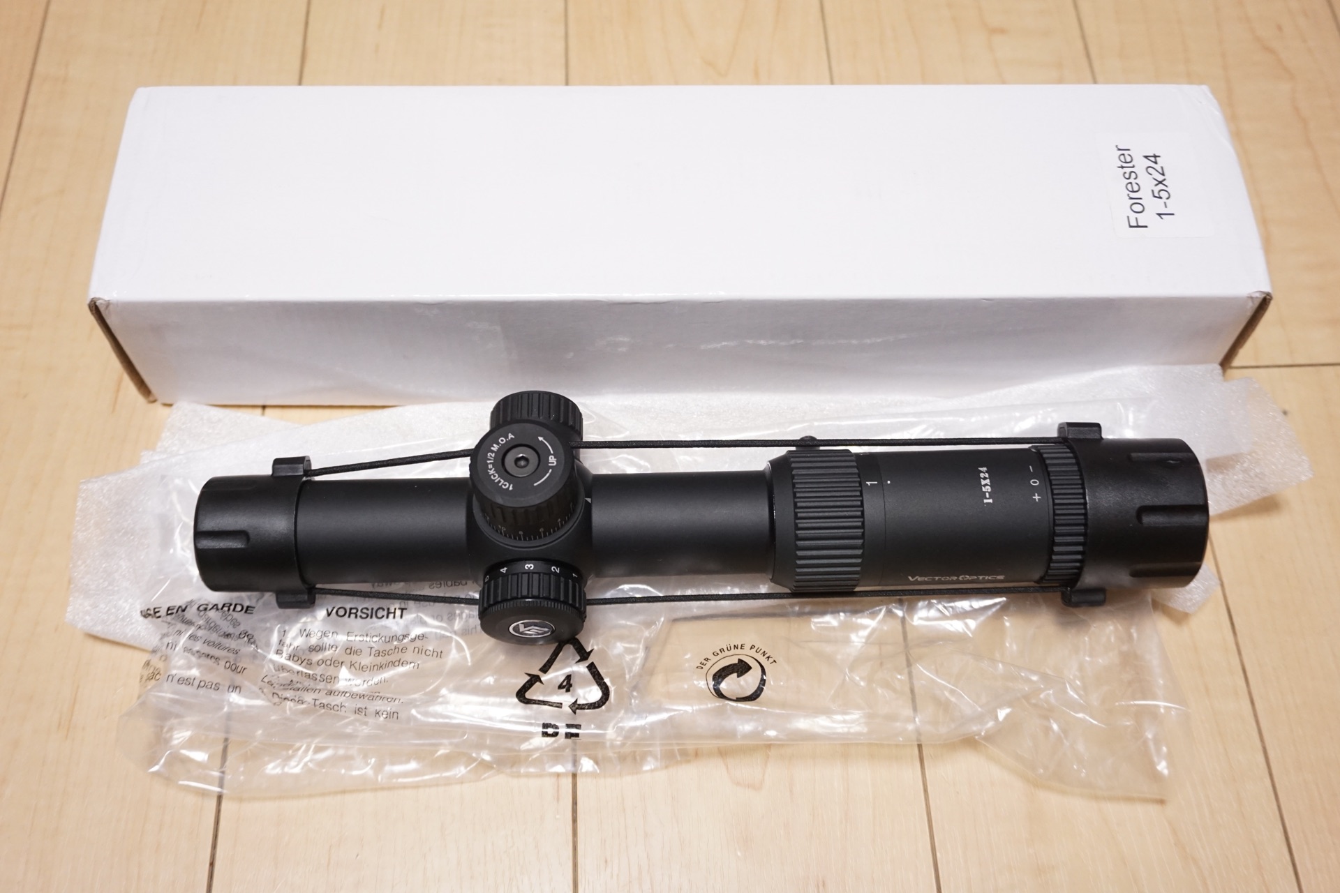 VectorOptics Forester 1-5x24mm GEN2のレビュー【あの人気ショート
