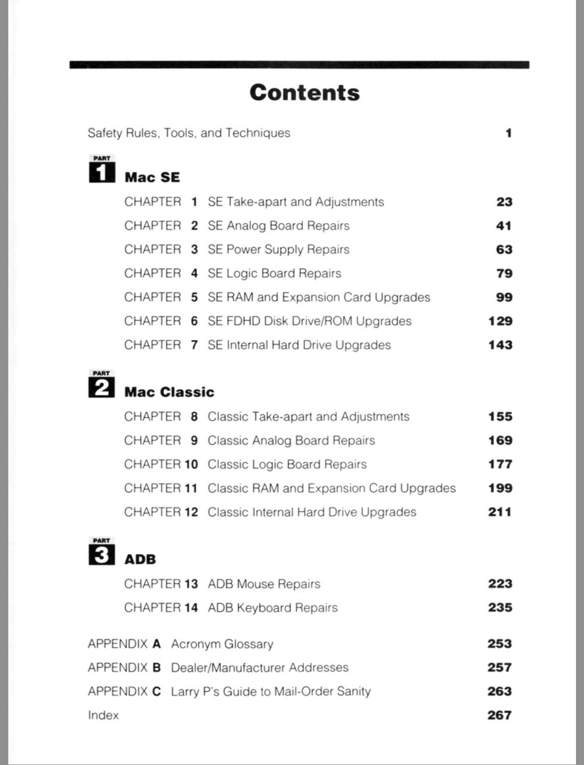 Mac Classic & SE Repair and Upgrade secrets, Scanned book – An