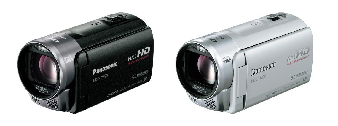 28ミリからの広角レンズ、1080pと3Dにも対応 「HDC-TM90」「HDC-TM85