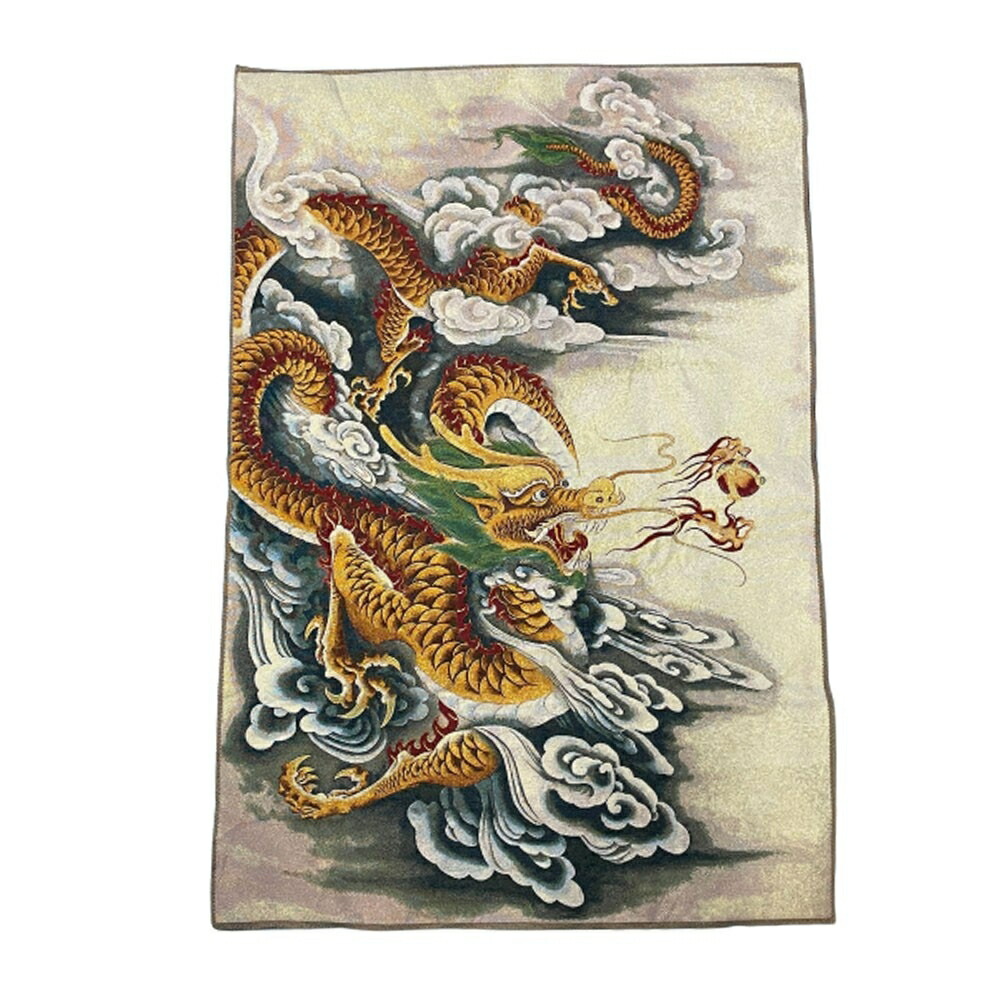 楽天市場】【ランキング1位4冠達成】風水 龍 ドラゴン 刺繍 赤龍 青龍