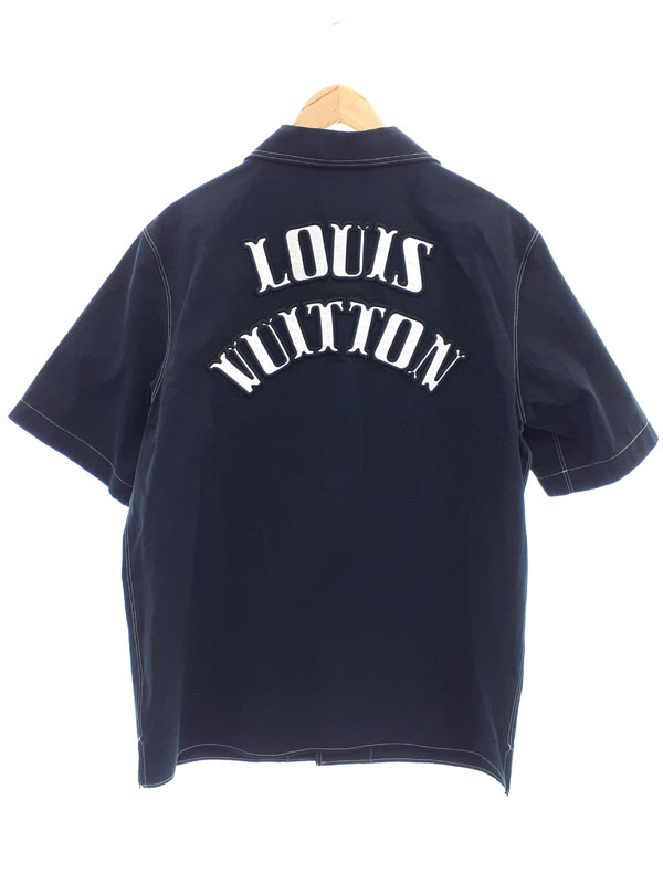 LOUIS VUITTON】ルイヴィトン『ロゴ 半袖シャツ sizeL』RM242M LVD