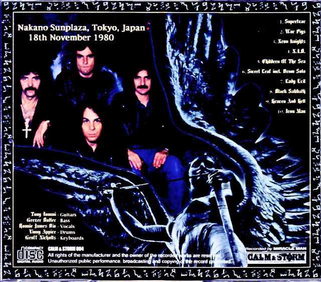 Black Sabbath ブラック・サバス/Tokyo,Japan 11.18.1980