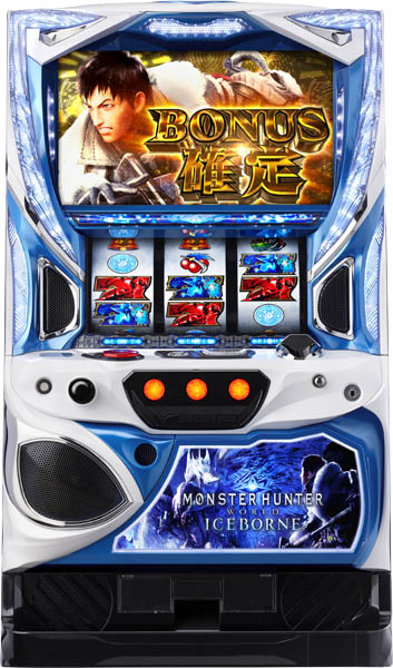 エンターライズの6号機パチスロ台「モンスターハンターワールド