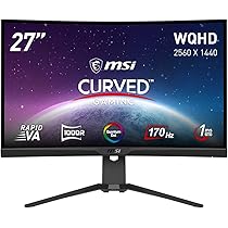 Amazon.co.jp: MSI 湾曲ゲーミングモニター MAG 275CQRF-QD 27インチ