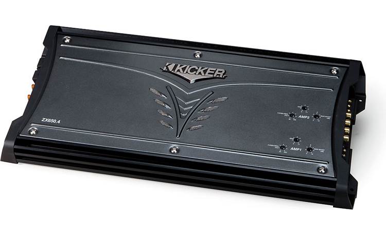 Kicker 08ZX650.4 4-channel car amplifier 120 watts RMS x 4 at