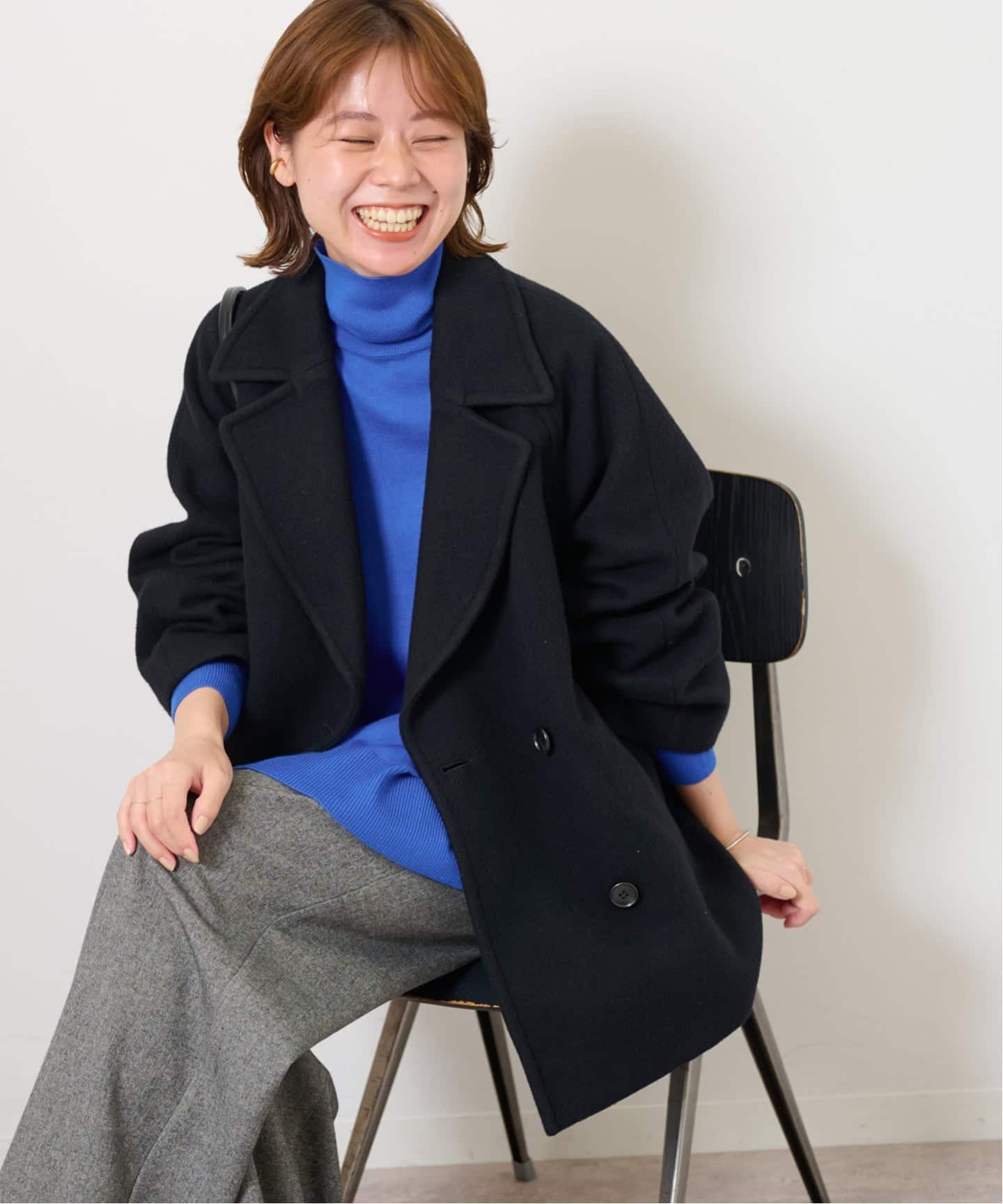 WEB限定》尾州ウールショートPコート（ピーコート）｜JOURNAL STANDARD