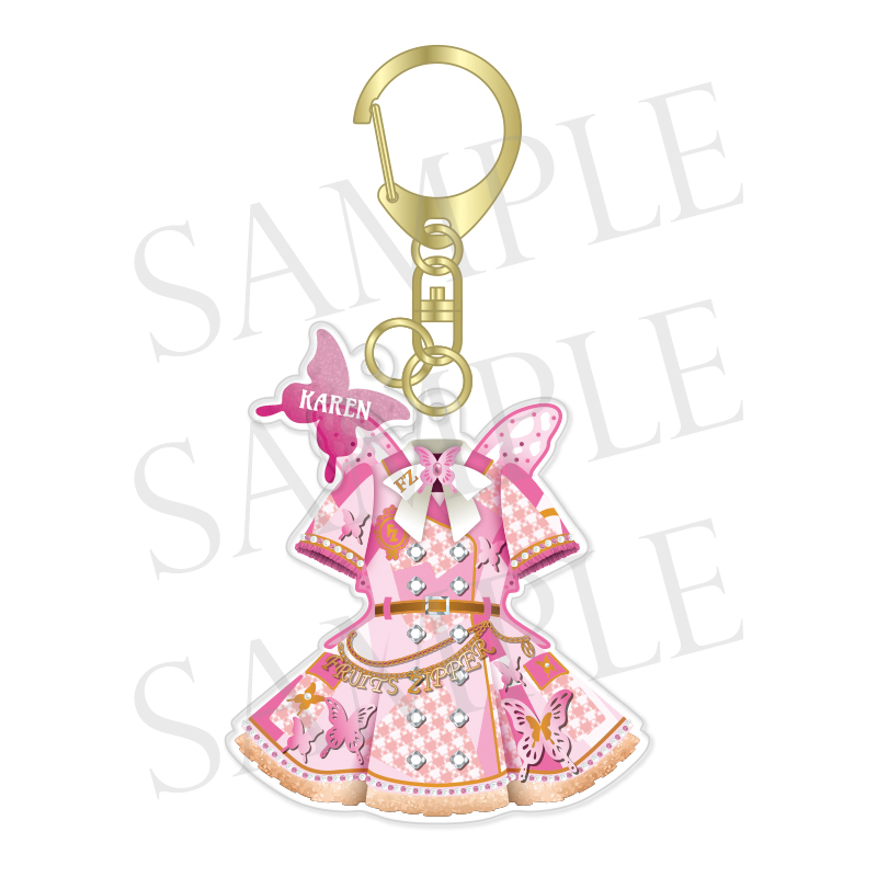 FRUITS ZIPPER メンバー別衣装アクキー-2025 butterfly edition