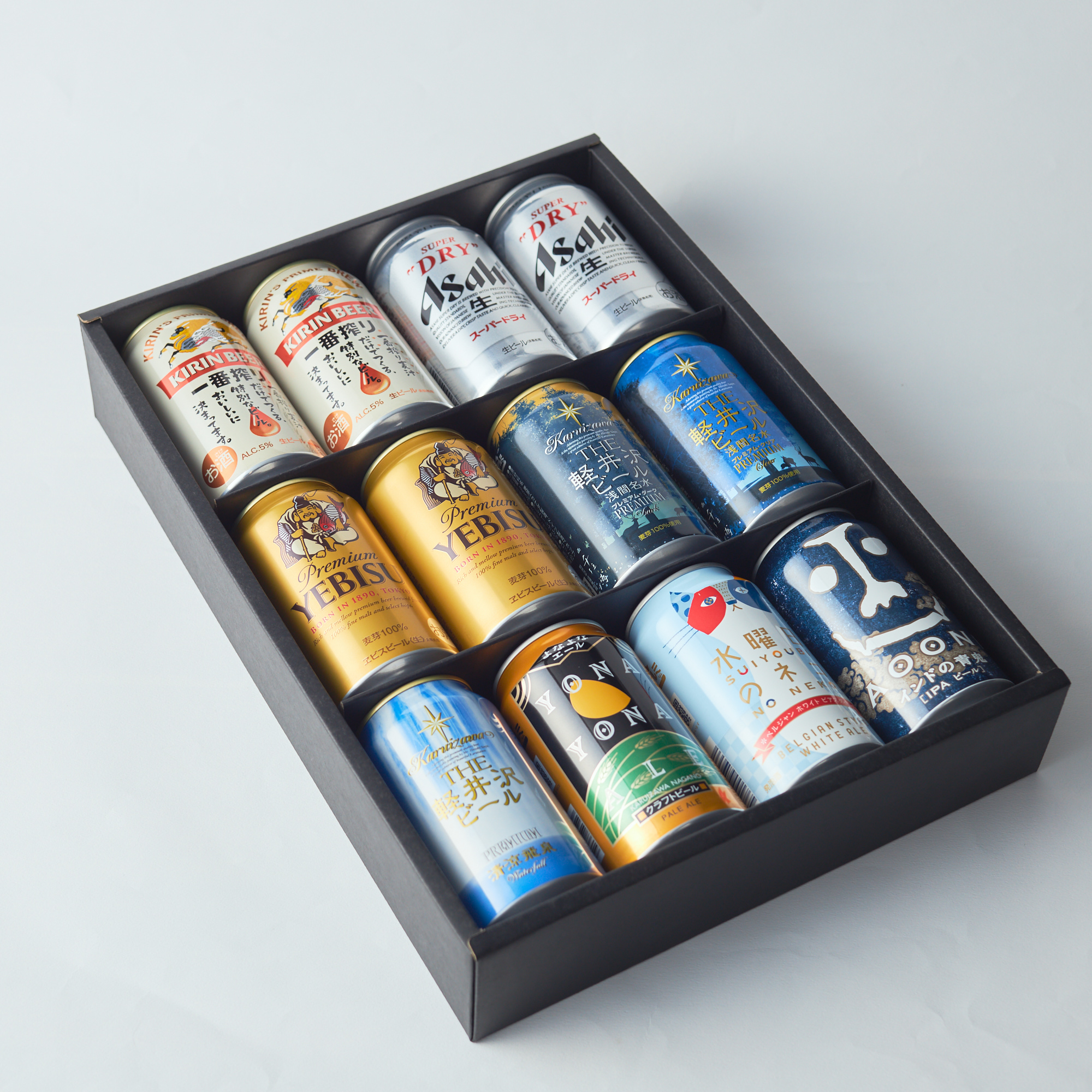夢の共演】定番ビールとクラフトビール飲み比べ12本セット | サッポロ