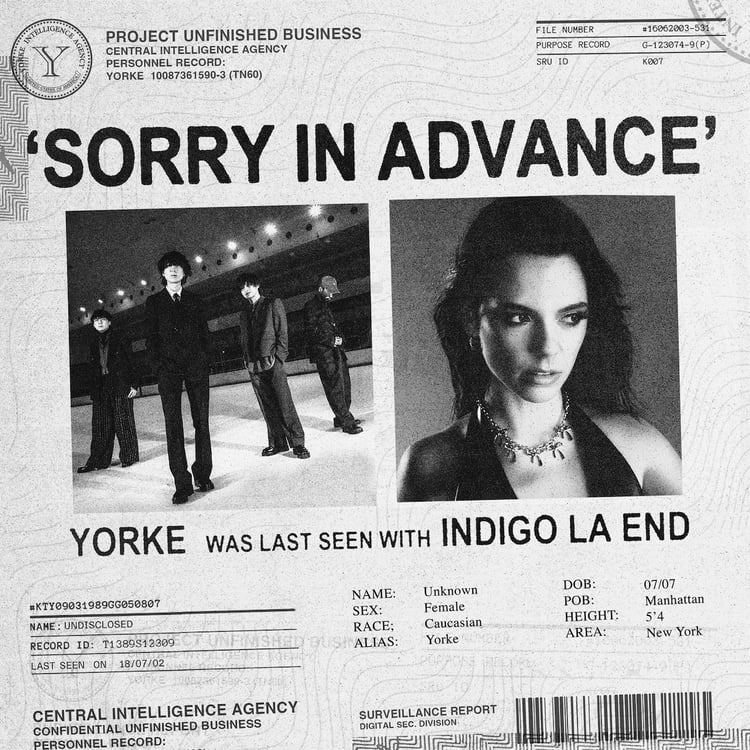indigo la End、オーストラリアのシンガーソングライター・ヨークと