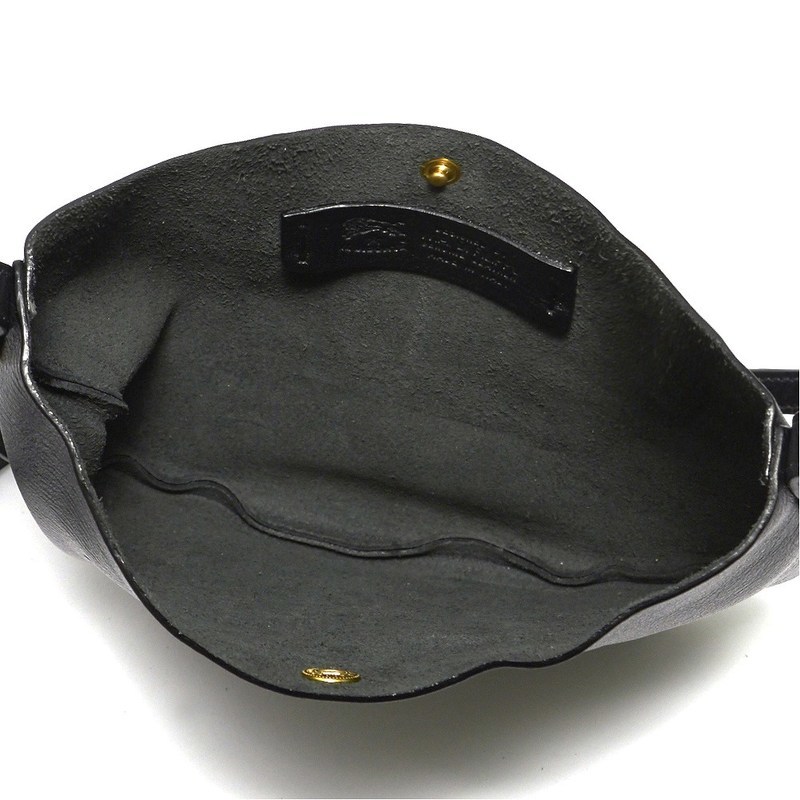 イルビゾンテ IL BISONTE ショルダーバッグ A2665 153 BLACK 本革