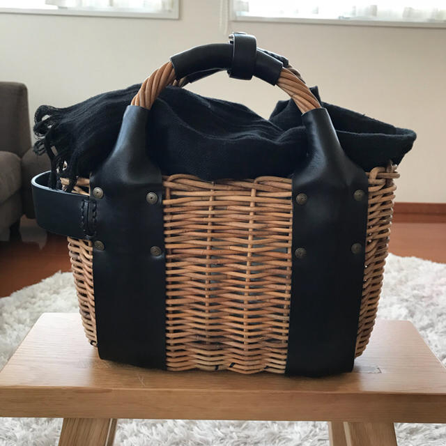 ebagosエバゴス オイルショルダーミニ 紅籐 BLACK エバゴス ebagos