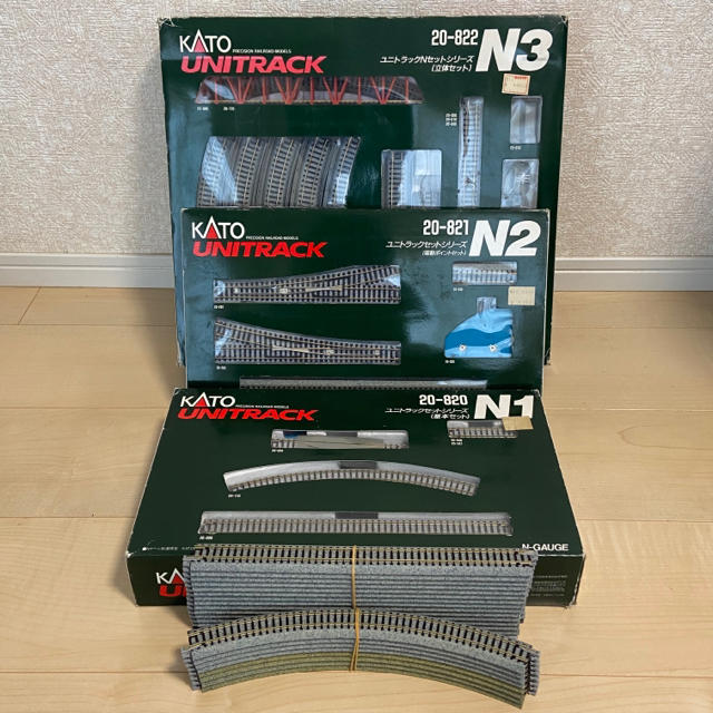 KATO` - Nゲージ KATO ユニトラック N1～3 ポイント 高架線路 オマケ