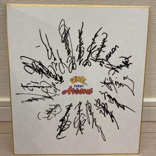 ☆TORAY ARROUS☆ 東レアローズ 女子バレー サイン色紙の通販 by