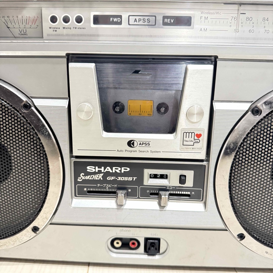 希少】 SHARP シャープ GF-305ST ラジカセ 動作確認済み 希少】 SHARP