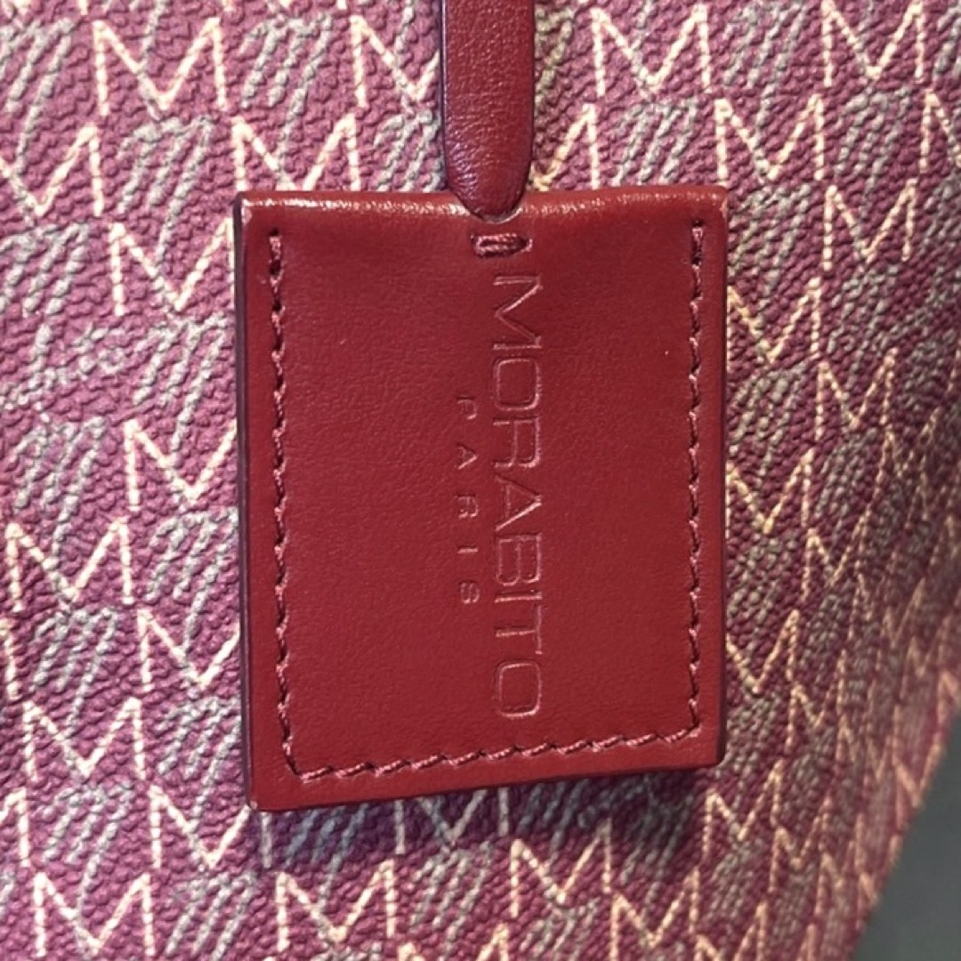 MORABITO - 【美品】MORABITO オートグラフ PM モノグラム レッド