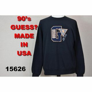 GUESS - 常田大希 着用モデル GUESS jeans ゲス 刺繍ロゴ スウェット