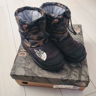 THE NORTH FACE - THE NORTH FACE 迷彩柄スノーブーツ17.0cmの通販 by
