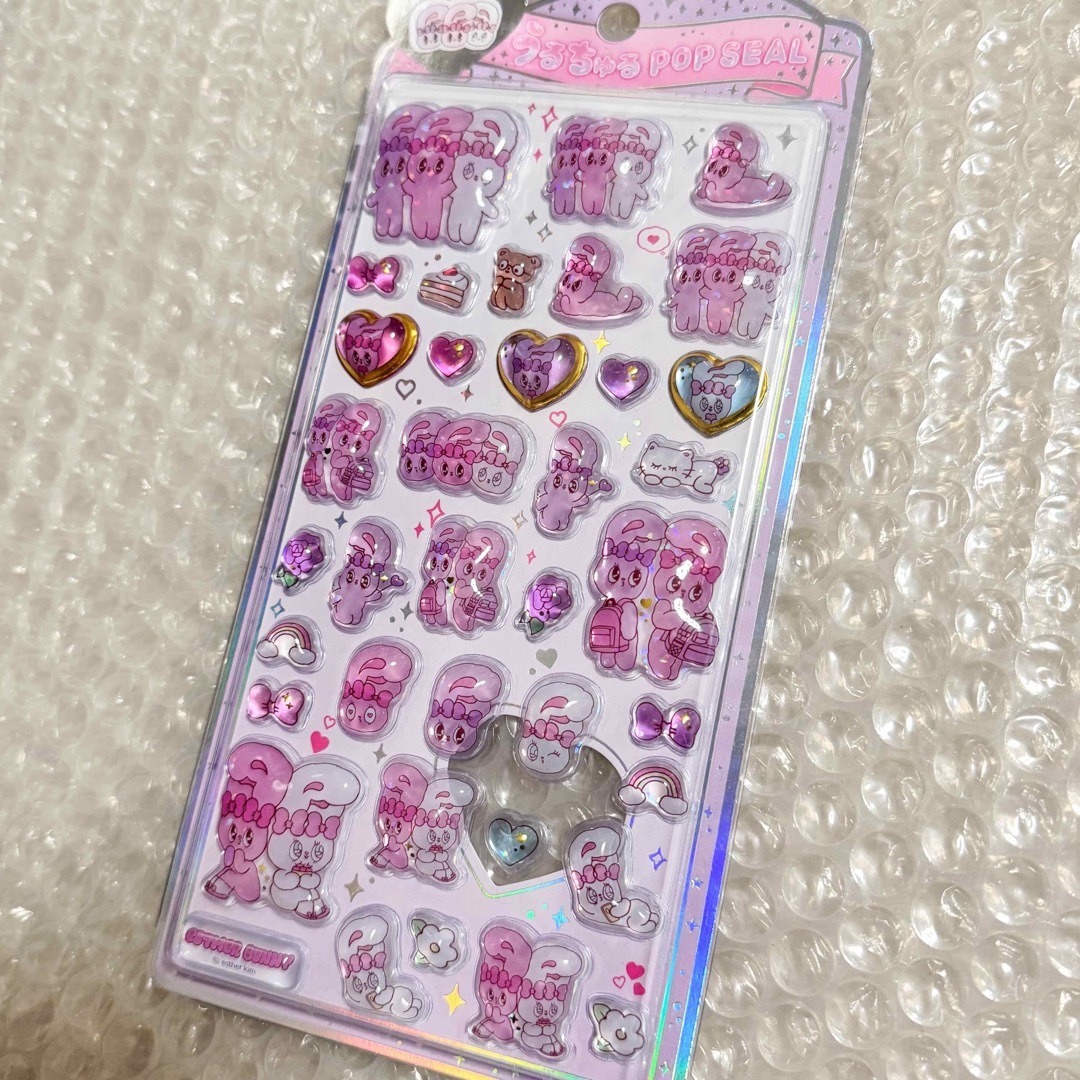 正規品 エスターバニー うるちゅるシール ボンボンドロップシールの
