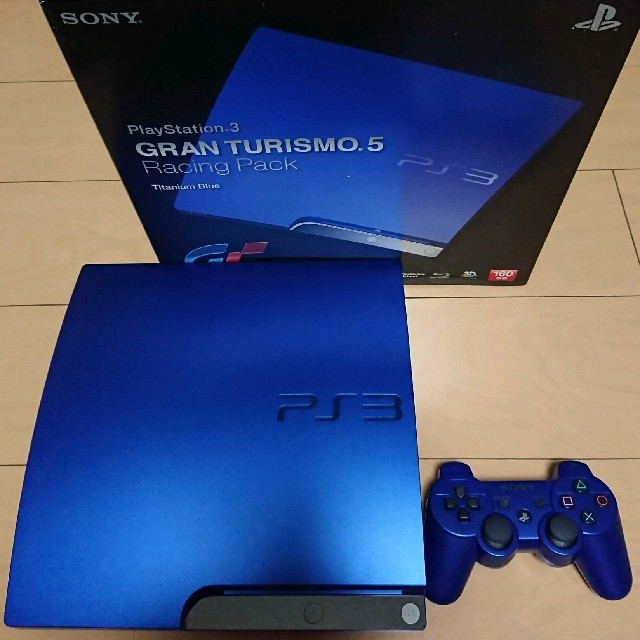 SONY - [PS3][限定色]プレイステーション3 チタニウムブルー 160GBの