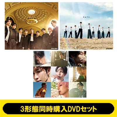 3形態同時購入DVDセット》 RAYS【初回盤A+初回盤B+通常盤】 : Snow Man