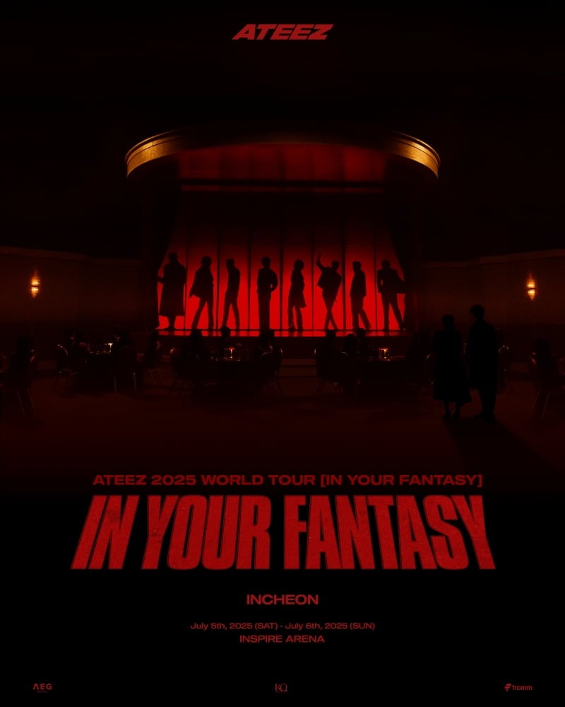 ATEEZ、2025年ワールドツアー「IN YOUR FANTASY」インチョン公演全席完売！