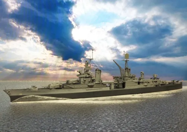 タミヤ 1/700 アメリカ海軍 重巡洋艦 「インディアナポリス」｜艦船