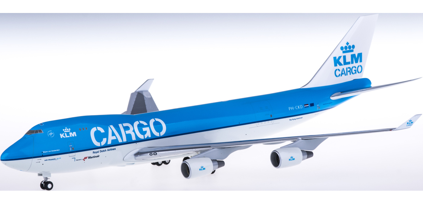HG0571GR KLM 荷兰皇家航空Boeing 747-400ERF PH-CKD 货机Hogan 1:200