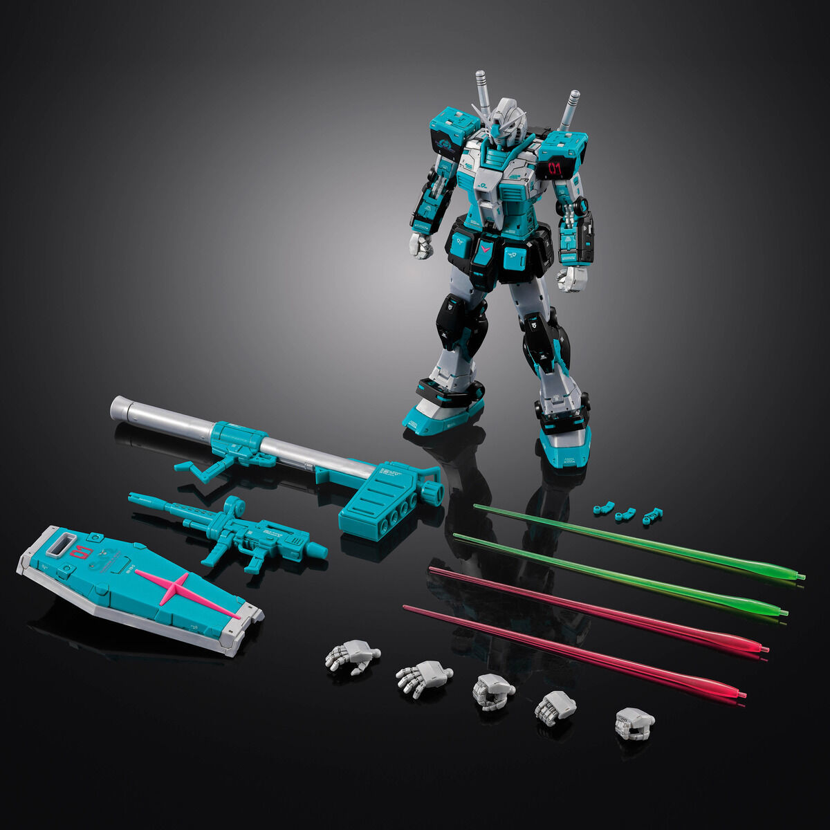 プレミアムバンダイ限定ガンプラ『HG 1/144 ガンダム7号機』が完全新規
