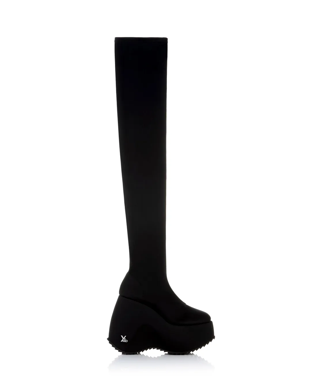 YELLO / TOKYO BLACK DOUBLE SNEAKER LONG BOOTS 2024