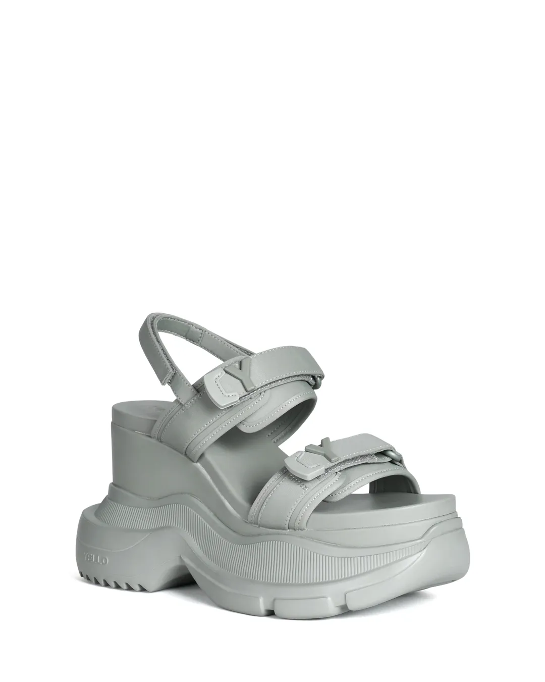 YELLO / TOKYO BLACK DOUBLE SNEAKER SANDALS