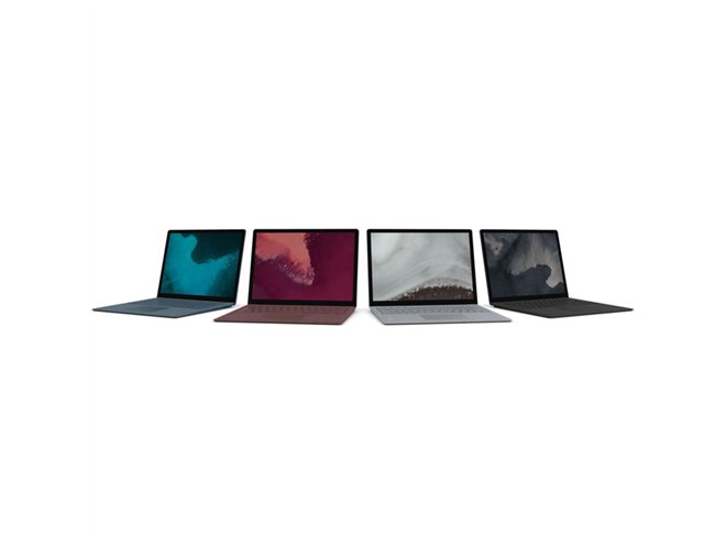 マイクロソフト、ブラックも追加した13.5型ノートPC「Surface Laptop 2