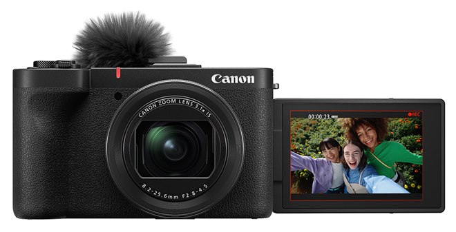 キヤノン、1.4型センサー搭載デジカメ「PowerShot V1」を4/25に発売