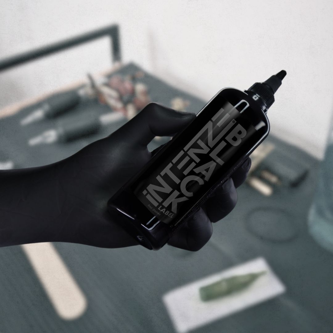 Black Label Professional Tattoo Ink | INTENZE