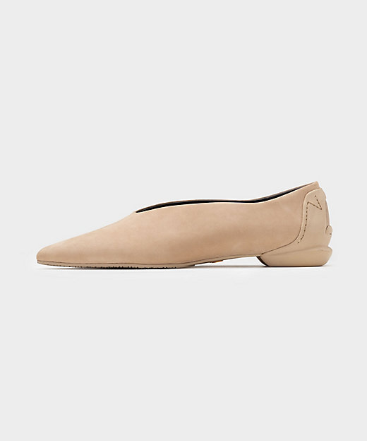 フラットシューズ POINTED SLIT PUMPS 53037P