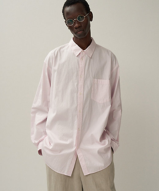 GIZA BROAD ｜ ウォッシュドシャツ － UNISEX
