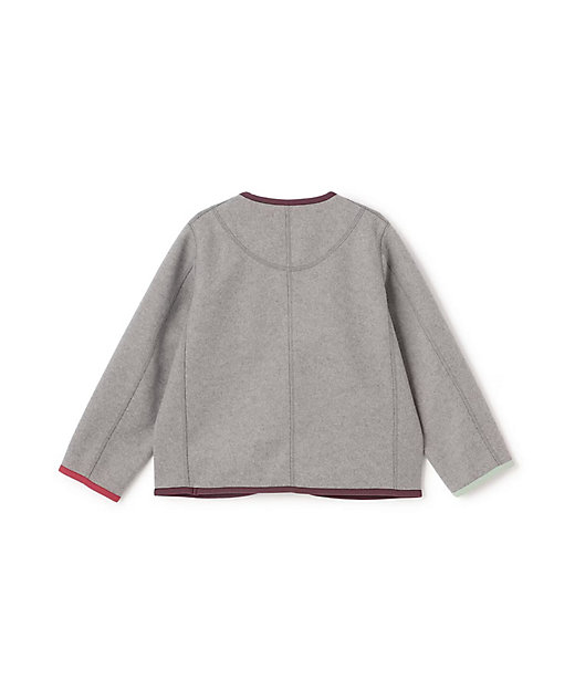 配色パイピングノーカラージャケット 4153209 | Paul Smith
