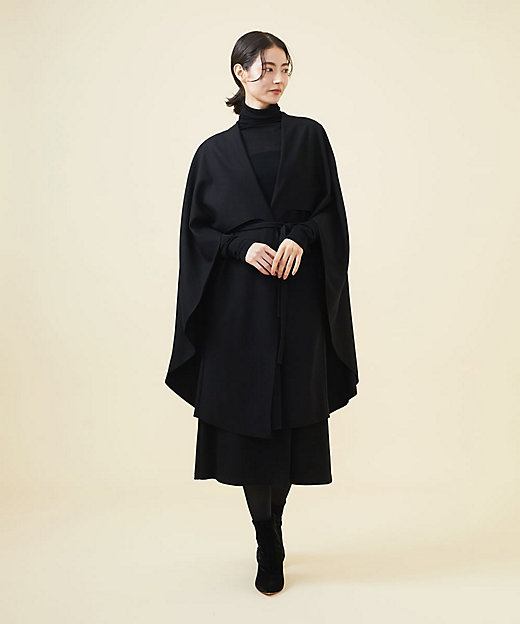 WINTER BLUE】ケープ付きジレ | Sybilla (Women)/シビラ