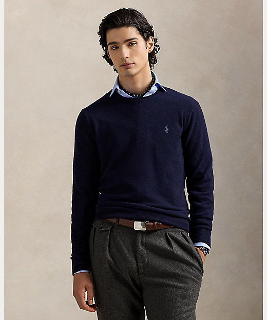 ウール クルーネック セーター MNPOSWE16822395 | POLO