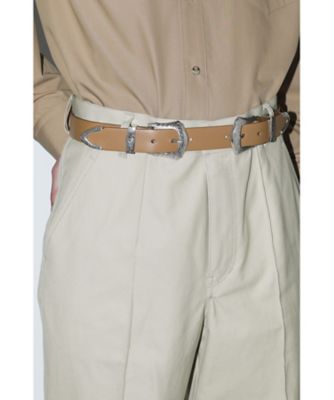 Double buckle wide belt TZ261ーAH916