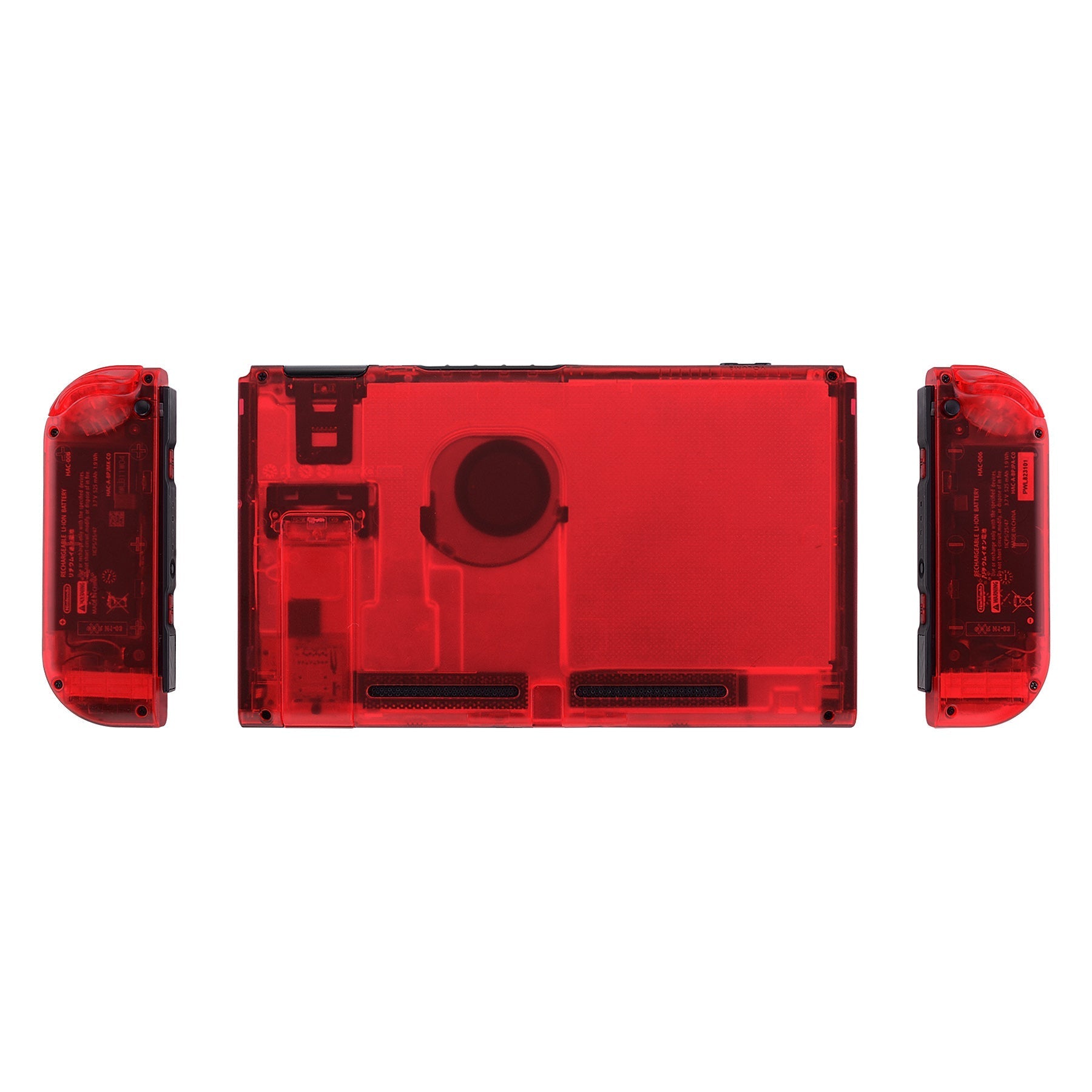 eXtremeRate Nintendo Switch用交換フルセットシェル＆ボタン【クリア