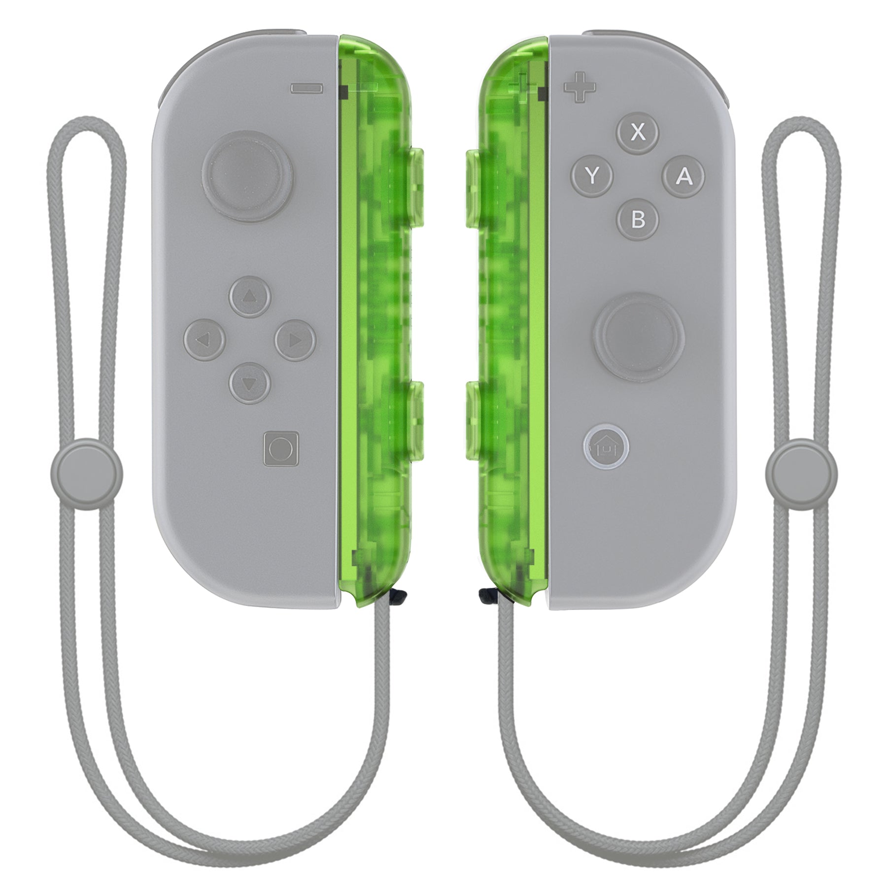 eXtremeRate NS Switch用ジョイコンストラップ交換用カスタムシェル2個