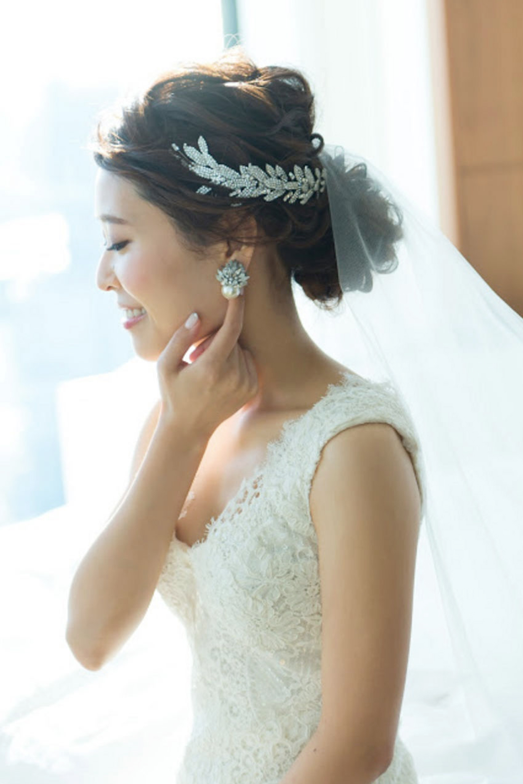 RENTAL][Arielle Comb Crystal]by JENNIFER BEHR｜JULIEBRIDAL